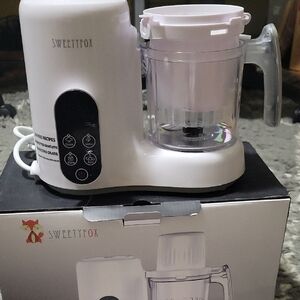 Sweetyfox Baby Food Processor in White NEW